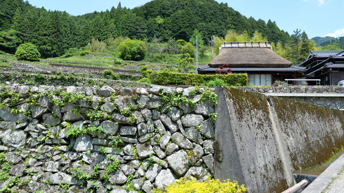 田舎の農村風景